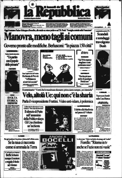 Il lunedì de La repubblica